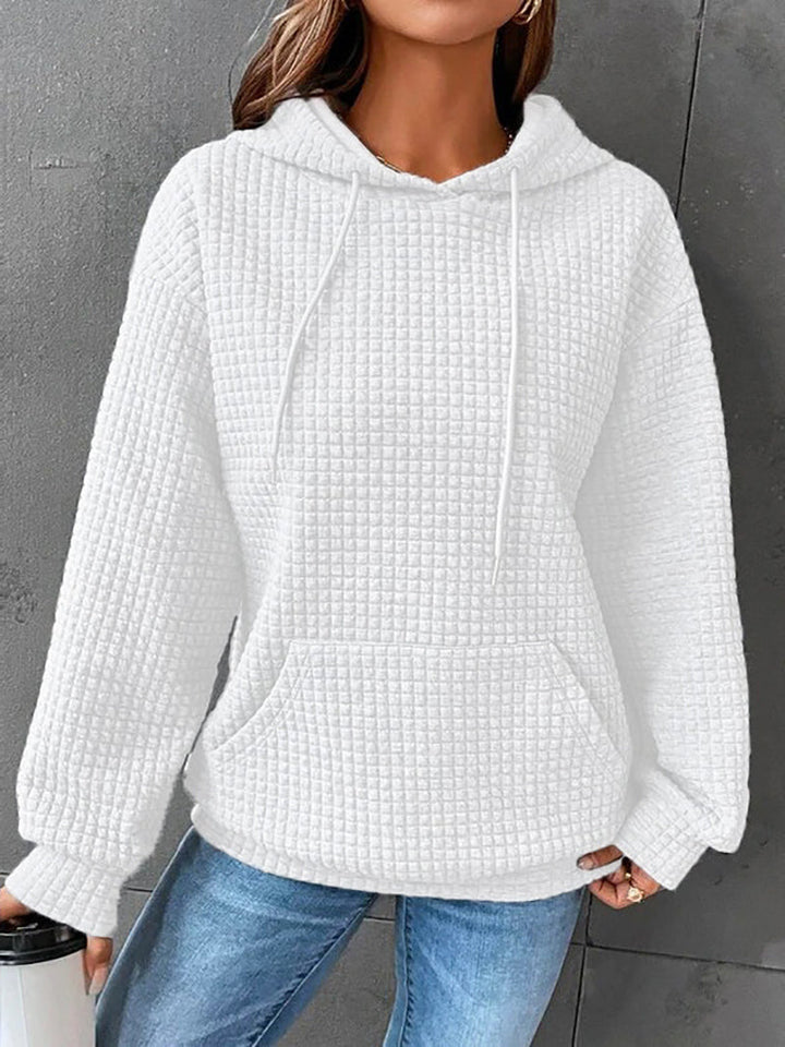 Lässiger Baumwoll-Hoodie mit Vintage Backprint für Damen | Perfekt für den Alltag