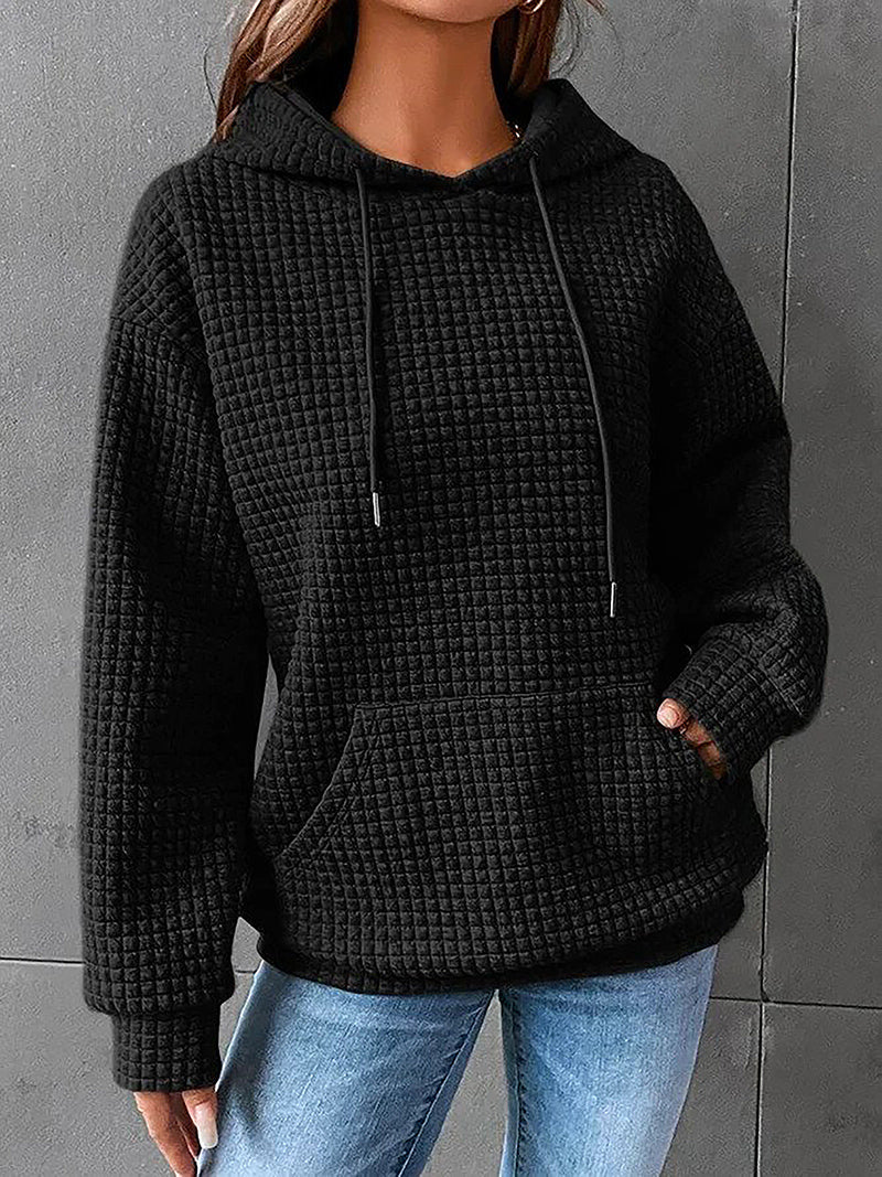Lässiger Baumwoll-Hoodie mit Vintage Backprint für Damen | Perfekt für den Alltag