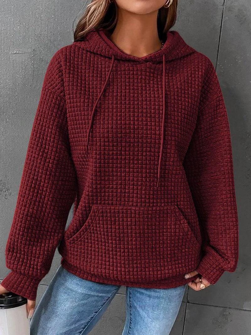 Lässiger Baumwoll-Hoodie mit Vintage Backprint für Damen | Perfekt für den Alltag