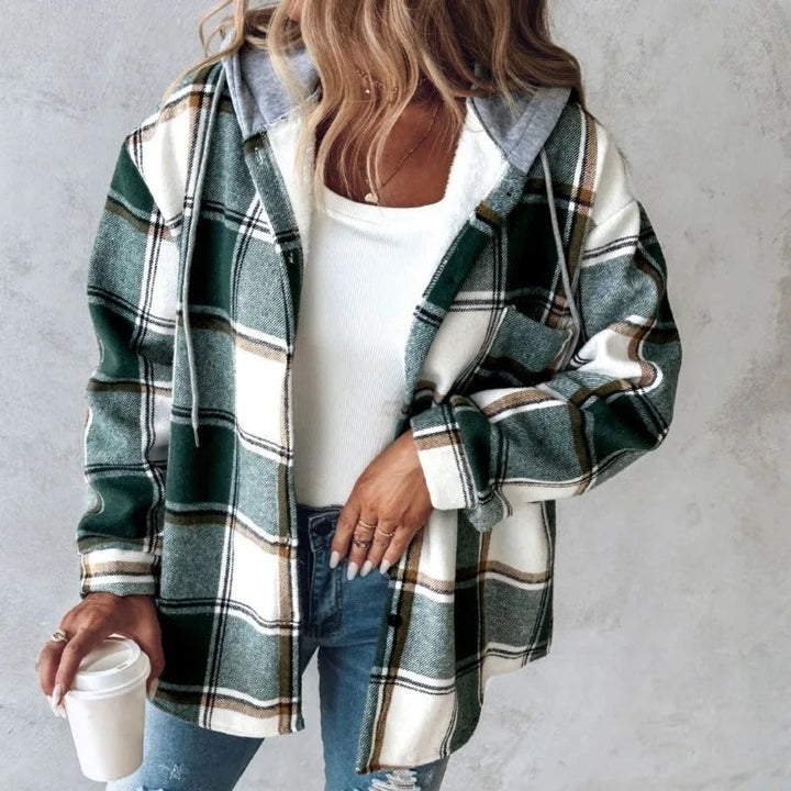 EMILY | Veste d'automne à carreaux pour femmes