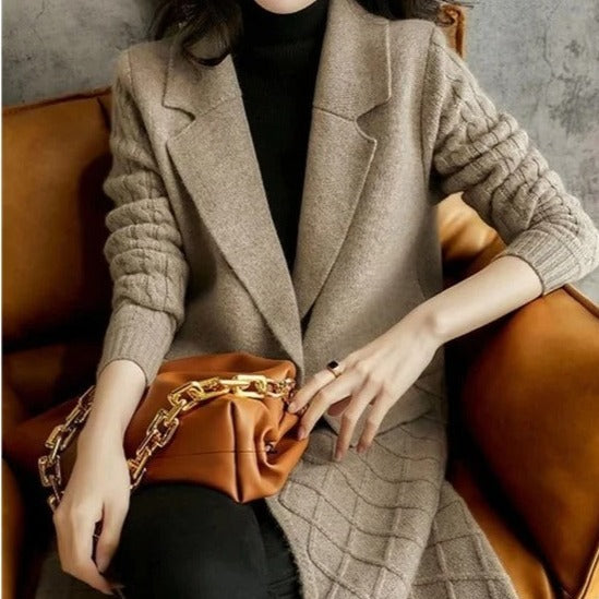 Friede - Cardigan lungo a maglia
