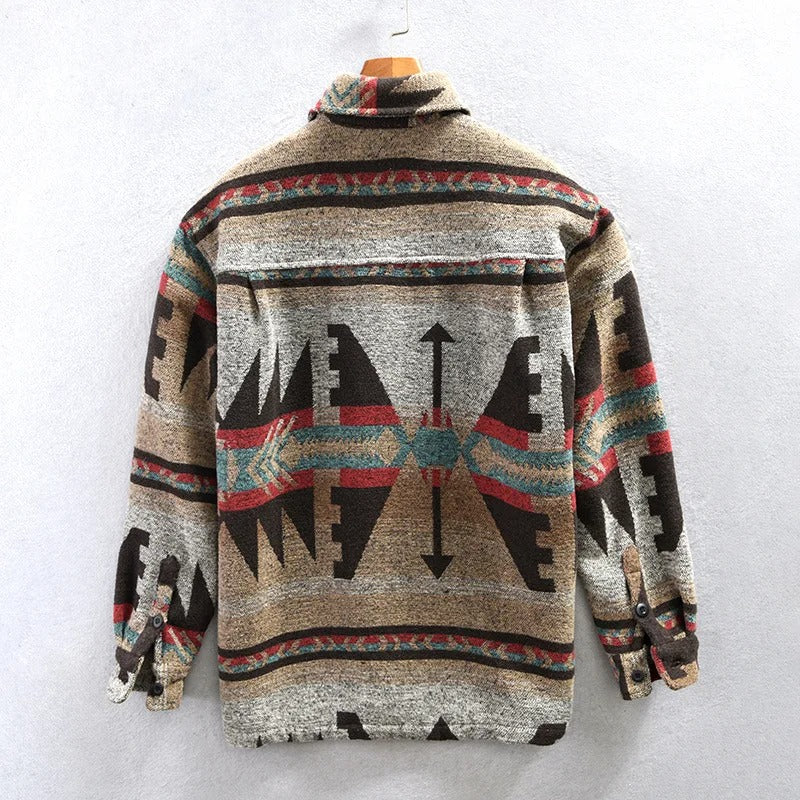 Brayden - Men's Flannel Shirt in Vintage Style
