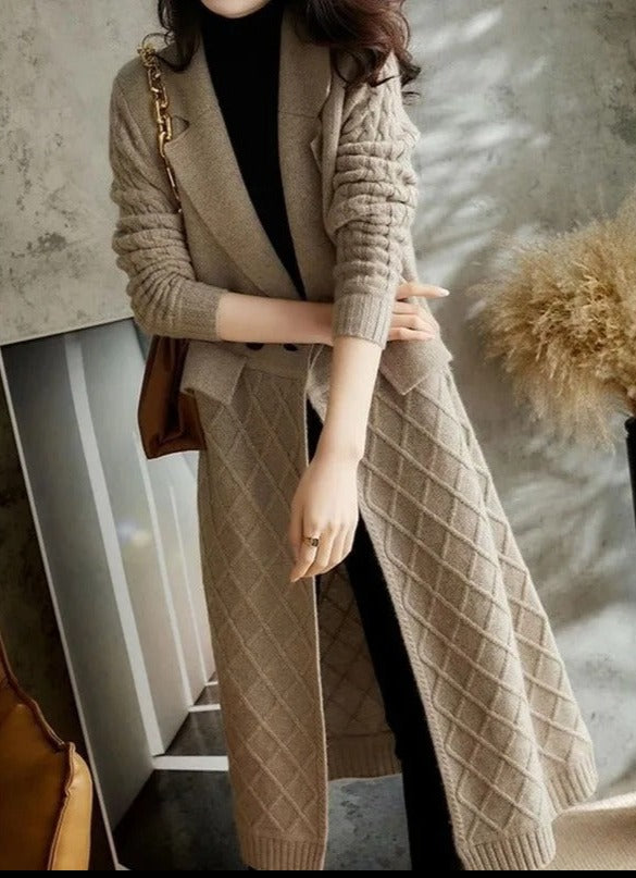 Friede - Cardigan lungo a maglia
