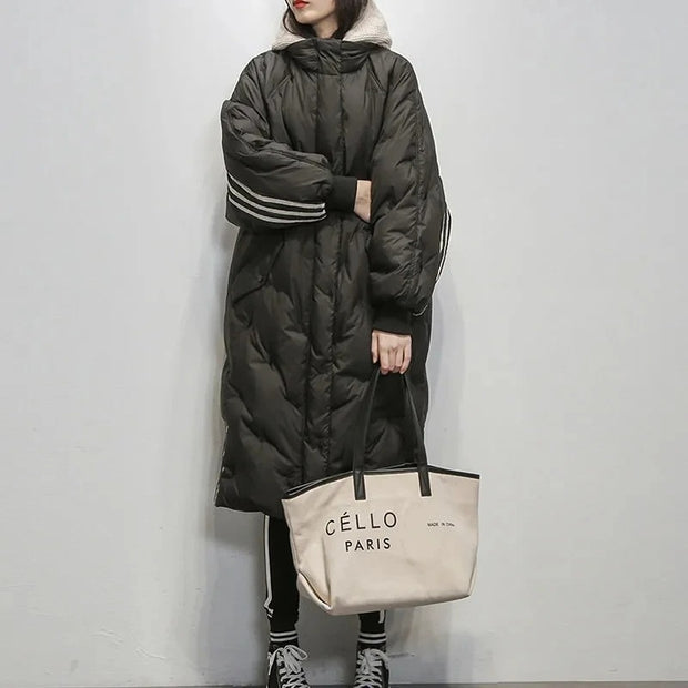 Layla - Lange Kapuzenjacke