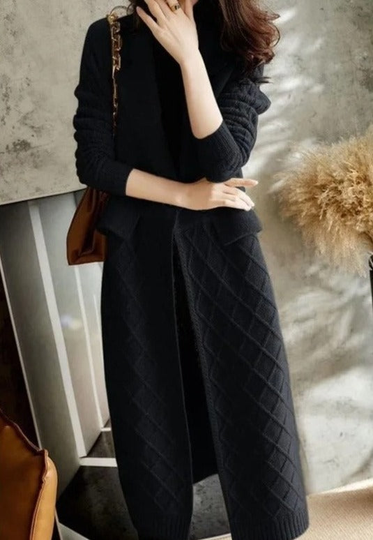 Friede - Cardigan lungo a maglia