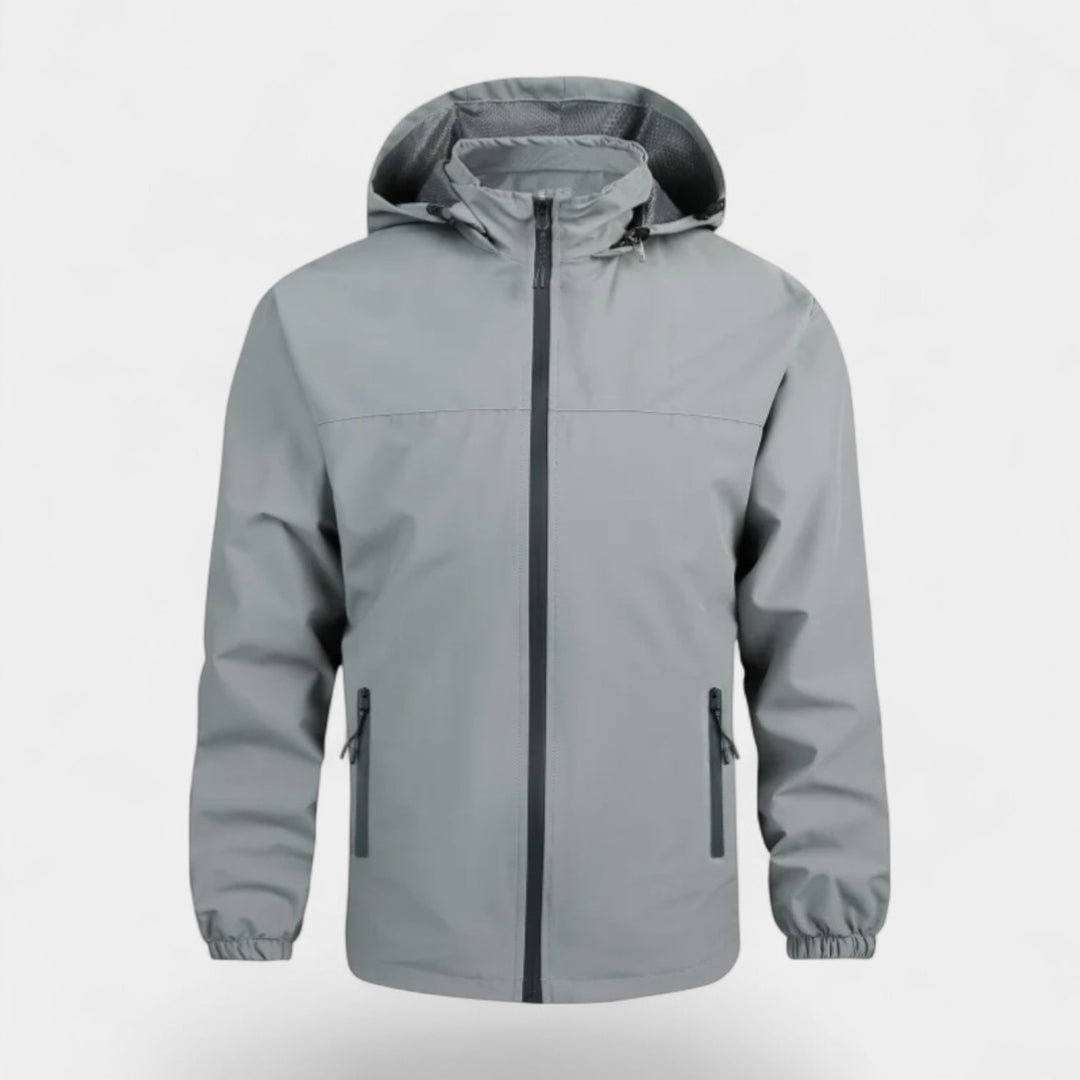 Maria Modehaus | Regenjacke und Windjacke für Herren mit Kapuze – wasser- und winddicht