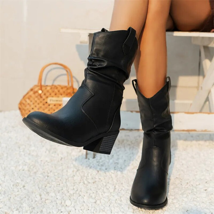 Annalise - Bottes Wester pour femmes - Bohème - Festif