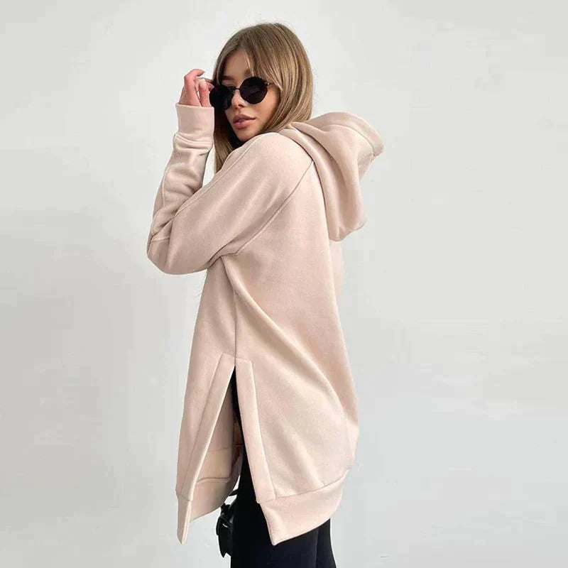 Sweat à capuche élégant pour femme – élégant, polyvalent et confortable