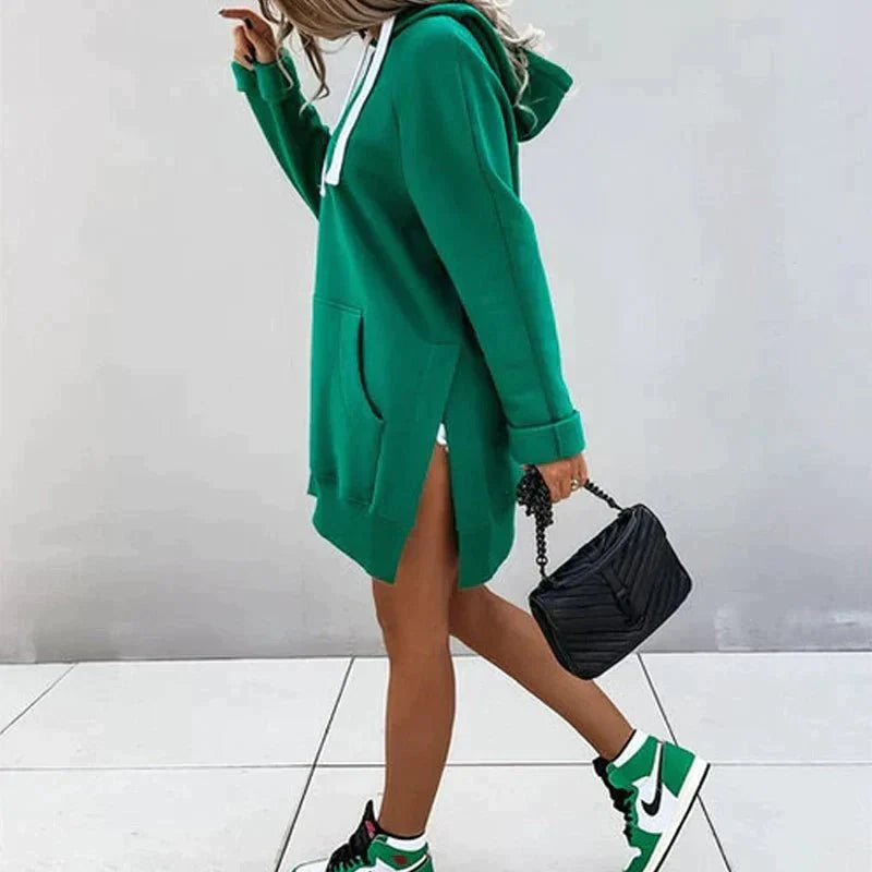 Sweat à capuche élégant pour femme – élégant, polyvalent et confortable