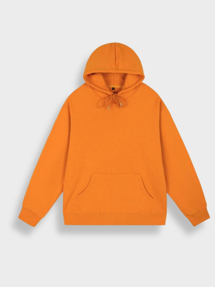Lässiger Einfarbig Bedruckter Rücken Hoodie Für Herren | Perfekt für Lässige Tage