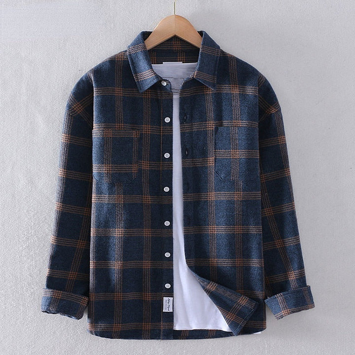 Jasper - Chemise décontractée à carreaux pour homme