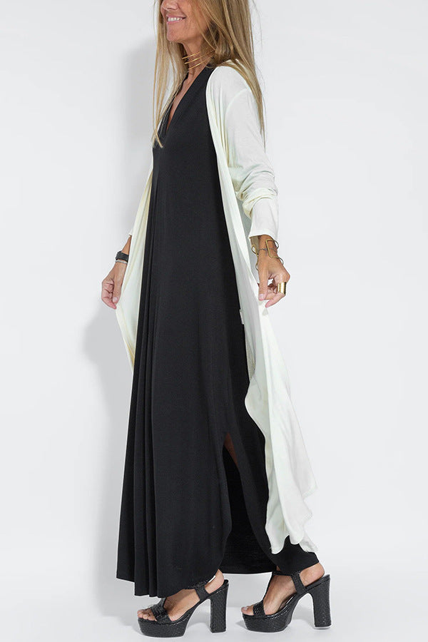 Anselma - Kleid mit kostenloser Strickjacke - Schick - Hochwertiger Stoff - Alltagstauglich für Damen