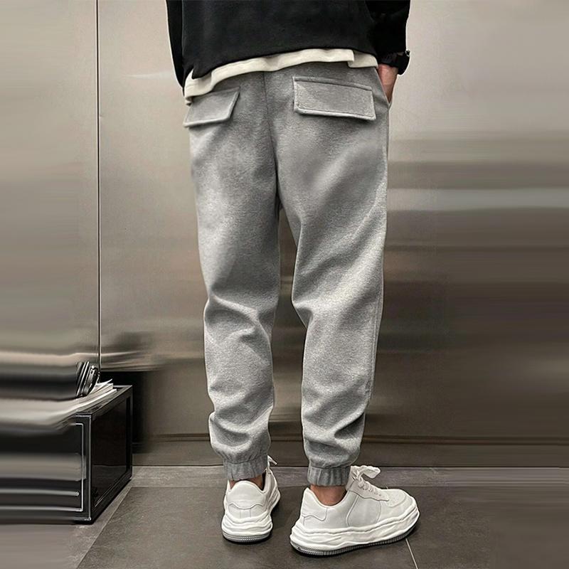 Pantalon large pour femmes en lin – pantalon d'été avec taille élastique, pantalon décontracté aéré en tissu de lin respirant