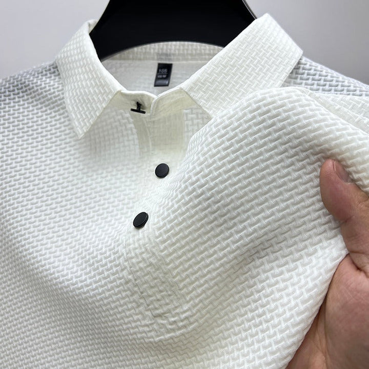 Polo de golf respirant à séchage rapide pour hommes