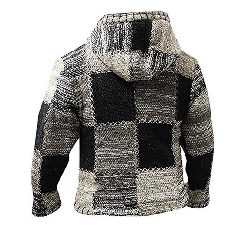 Manuel - cardigan patchwork alla moda per uomini