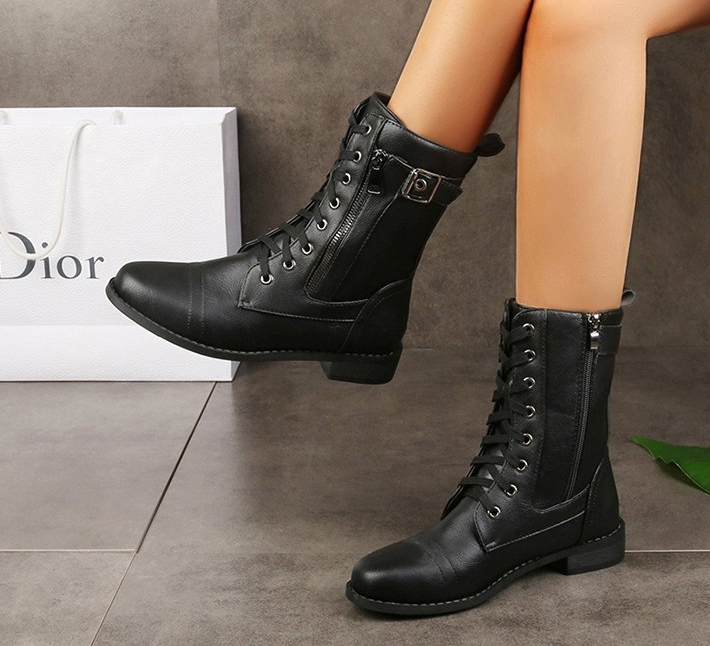 Linnea - Bottines courtes à talon épais