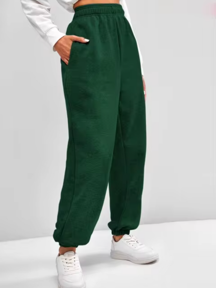Dahlia – Pantalon de jogging taille haute