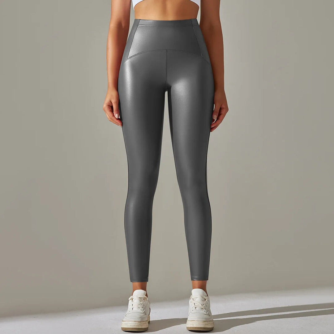 ALEX | Legging en cuir taille haute stylée