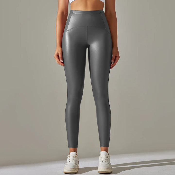 ALEX | Legging en cuir taille haute stylée