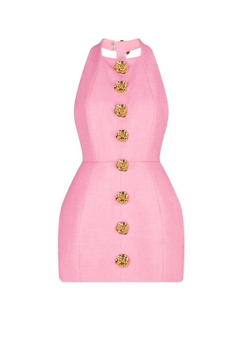 Avielle - Robe courte - Élégante - Matériau luxueux - Idéale pour soirée pour femmes