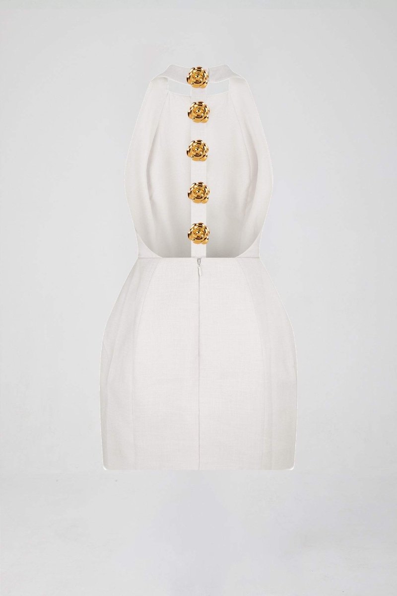 Avielle - Robe courte - Élégante - Matériau luxueux - Idéale pour soirée pour femmes