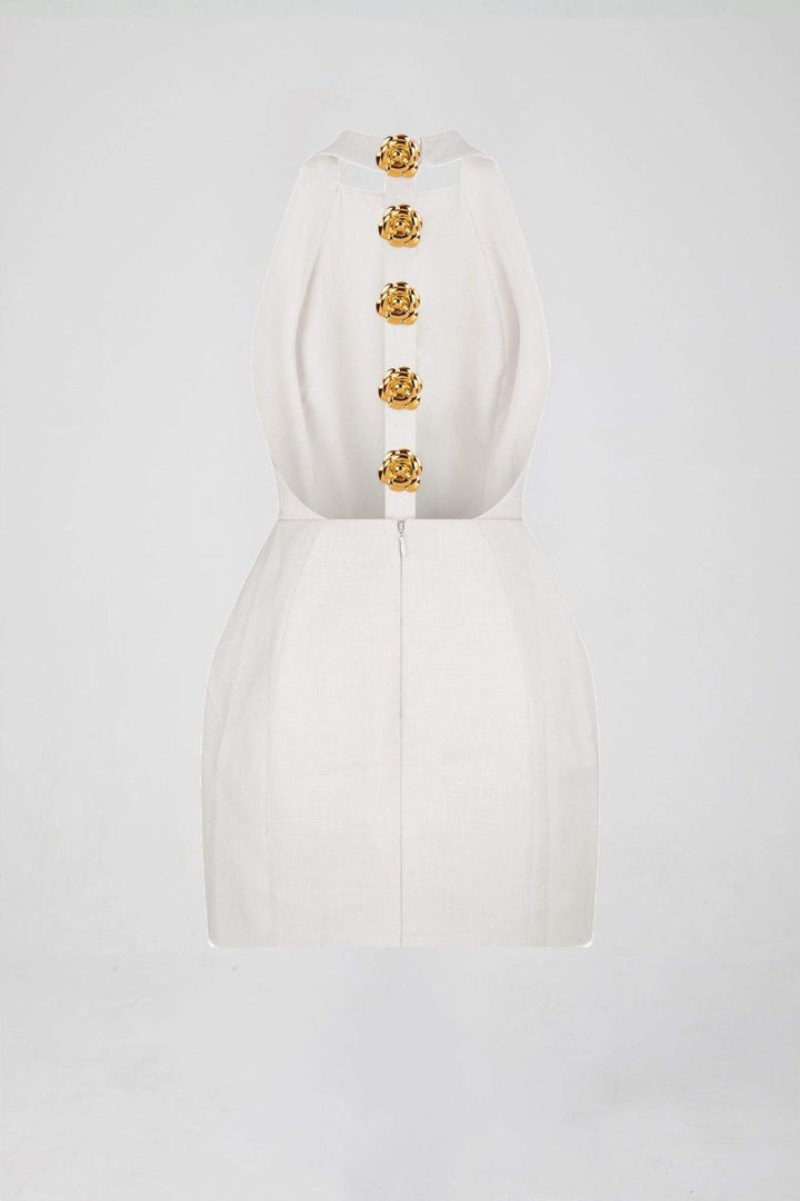 Avielle - Robe courte - Élégante - Matériau luxueux - Idéale pour soirée pour femmes