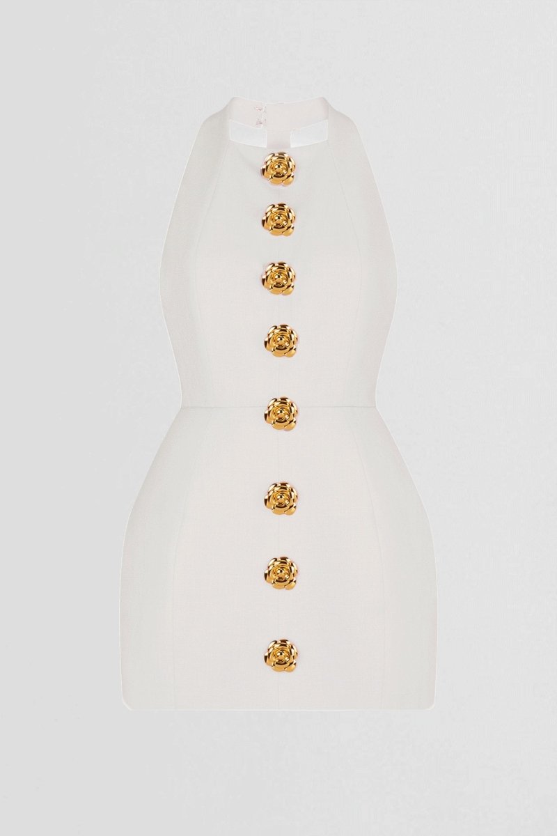 Avielle - Robe courte - Élégante - Matériau luxueux - Idéale pour soirée pour femmes