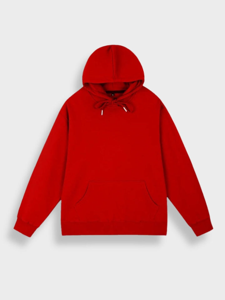 Lässiger Einfarbig Bedruckter Rücken Hoodie Für Herren | Perfekt für Lässige Tage