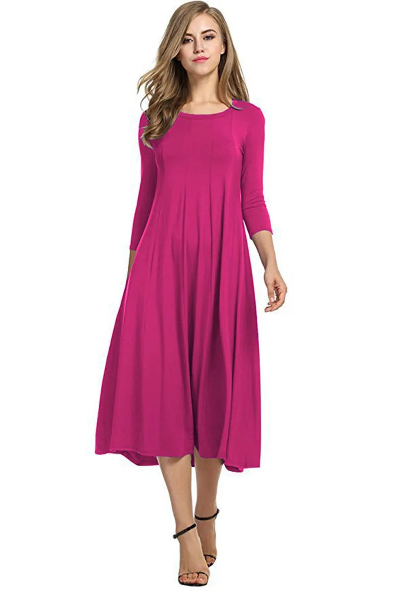 Magdalena – Robe maxi élégante ligne A avec