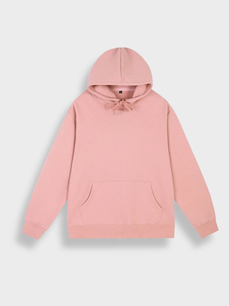 Lässiger Einfarbig Bedruckter Rücken Hoodie Für Herren | Perfekt für Lässige Tage