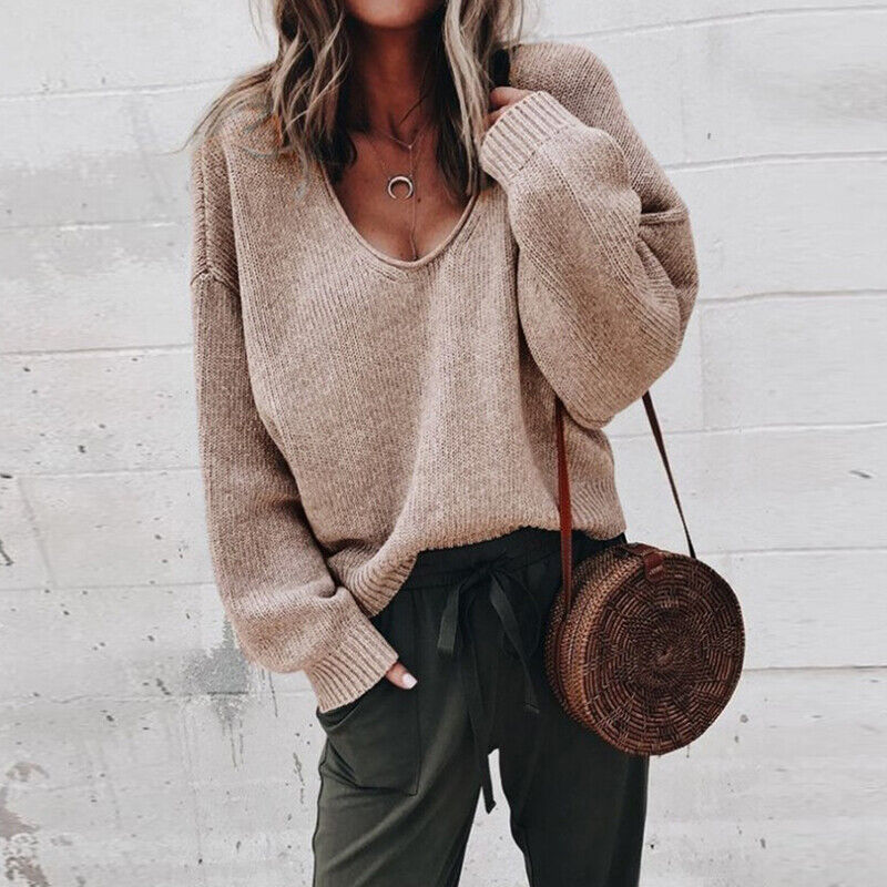Elois - Pull-over avec col en V