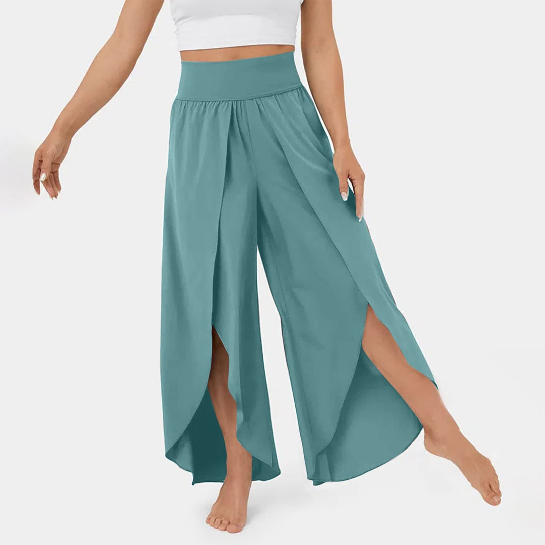 Jambes de pantalon larges
