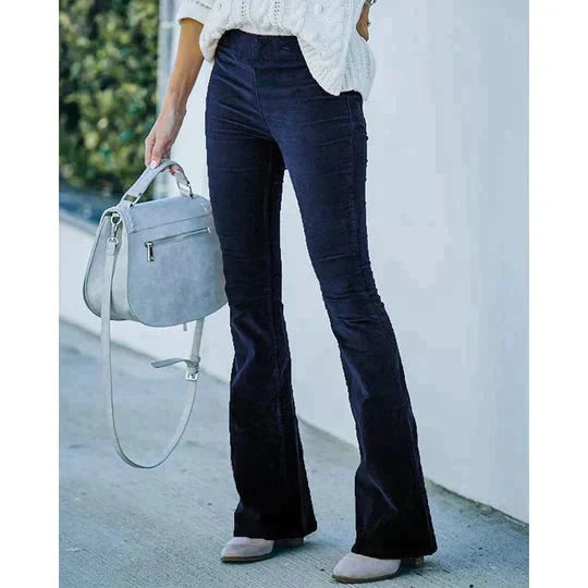 Brylle | Pantalon évasé à la mode avec stretch