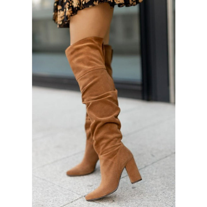 Somala - Bottes cuissardes à enfiler pour femmes