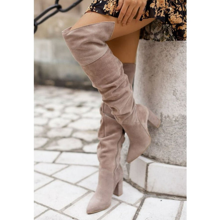 Somala - Bottes cuissardes à enfiler pour femmes