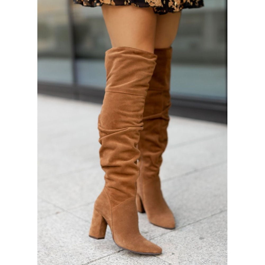 Somala - Bottes cuissardes à enfiler pour femmes