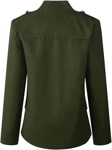Blazer da donna con collo alla coreana1