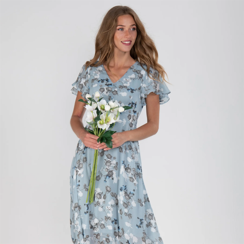 Ria - Geblümtes Vintage-Kleid