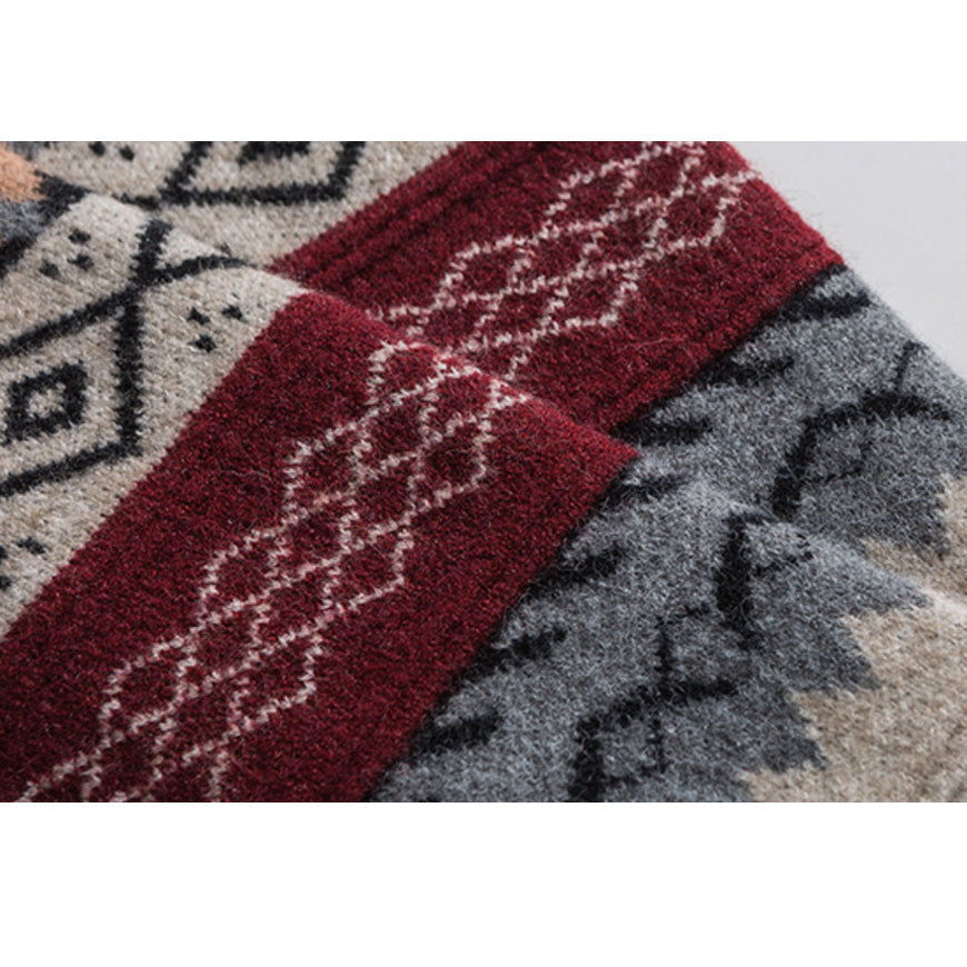 May - Gestreifter Vintage-Pullover