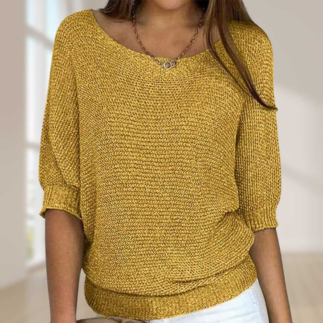 Alayah – pull en maille à manches mi-longues