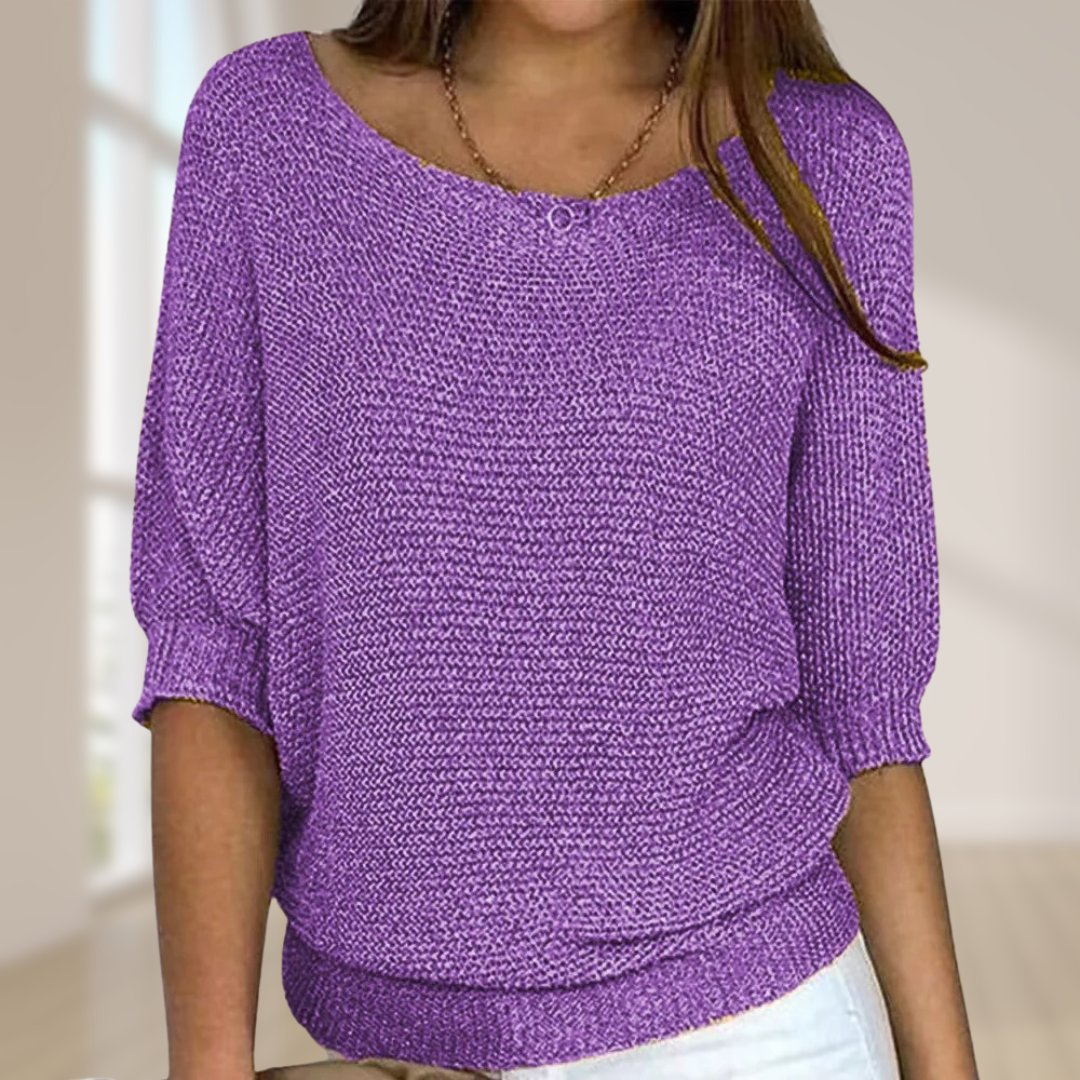 Alayah – pull en maille à manches mi-longues