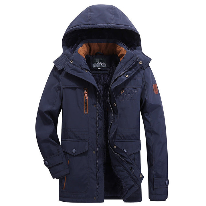 Parka invernale impermeabile e antivento con cappuccio