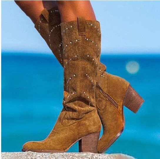 Alexandria - Elegant Knee-High Boots