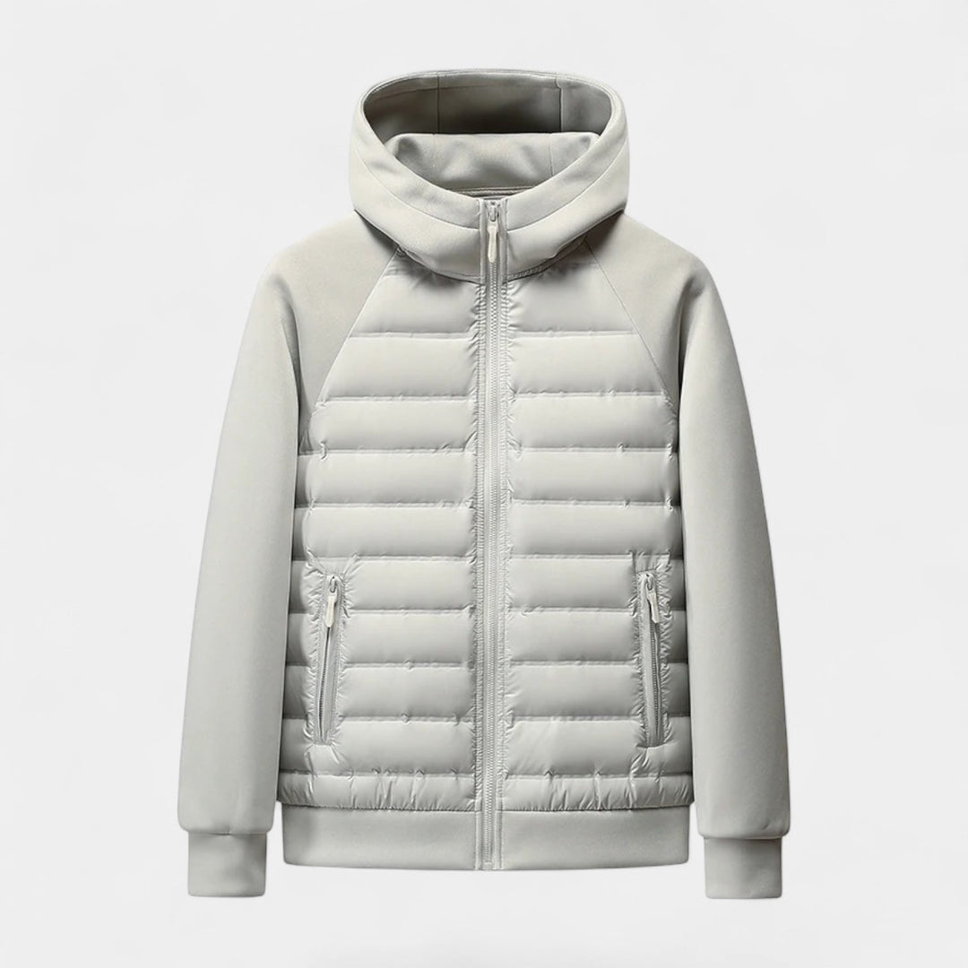 Maria Modehaus | Leichte Daunenjacke – Softshell-Pufferjacke mit Kapuze