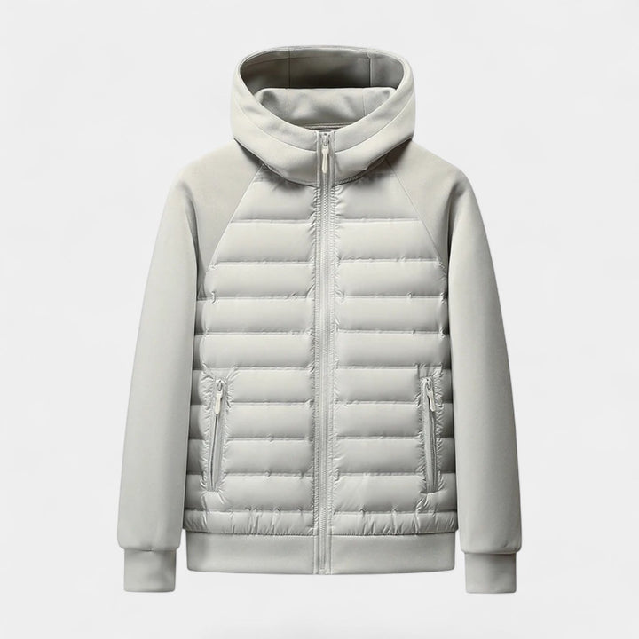 Maria Modehaus | Leichte Daunenjacke – Softshell-Pufferjacke mit Kapuze