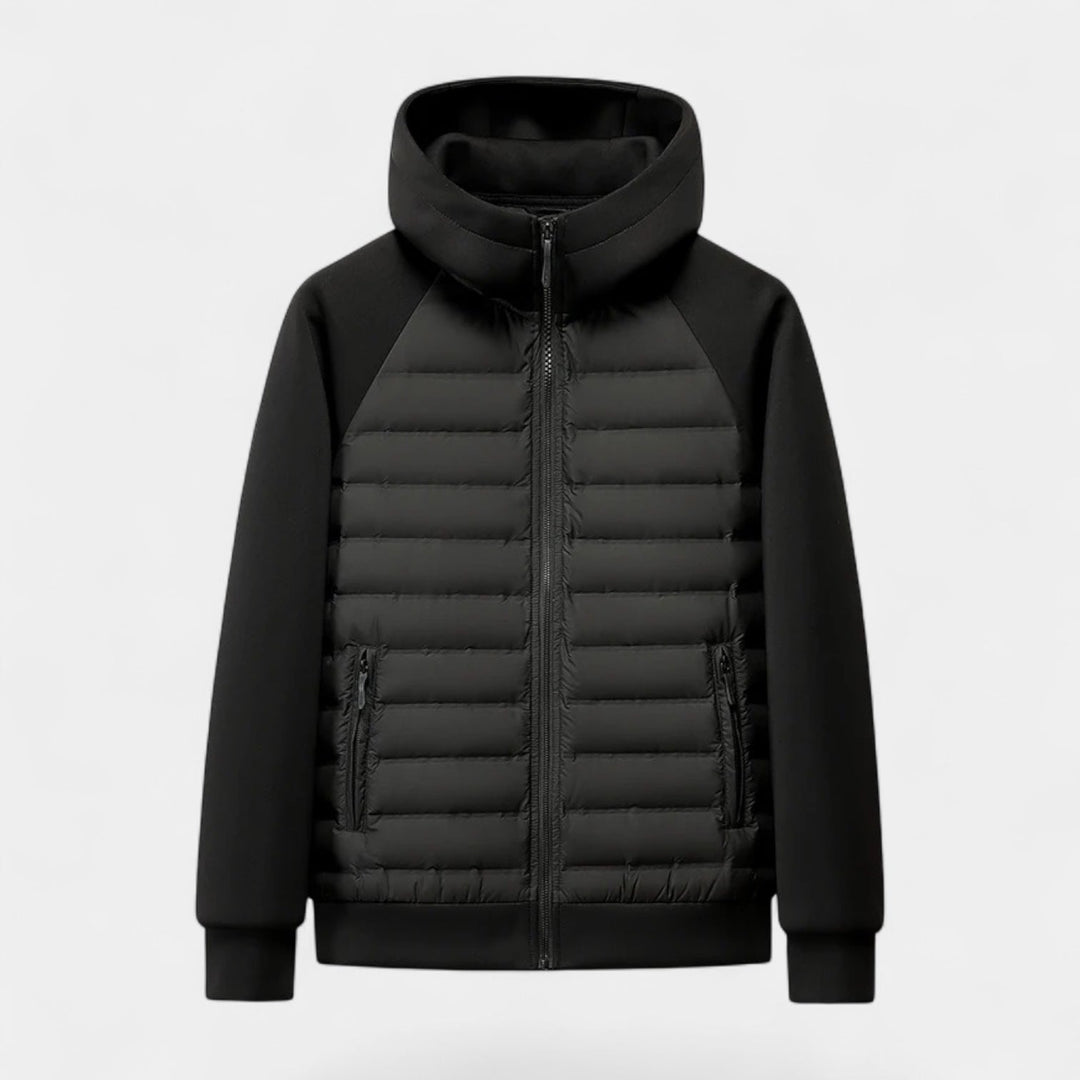 Maria Modehaus | Leichte Daunenjacke – Softshell-Pufferjacke mit Kapuze