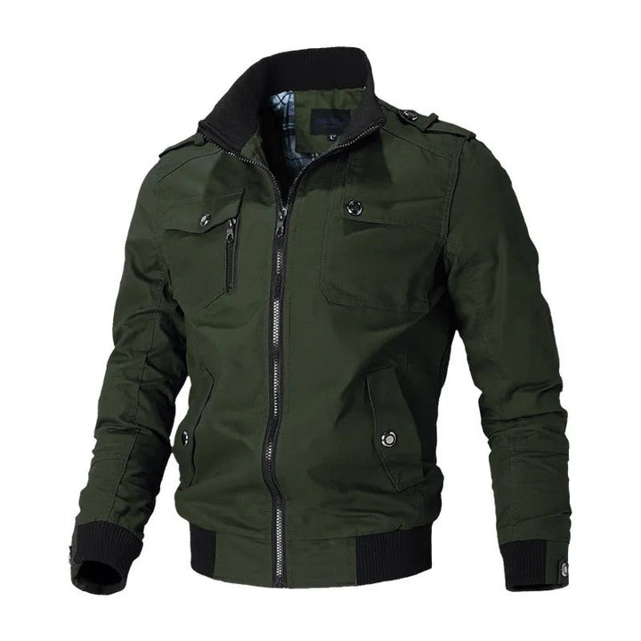 Casual Comfortable Windbreaker Bomber Jacket for Men | Ideal for spring and autumn