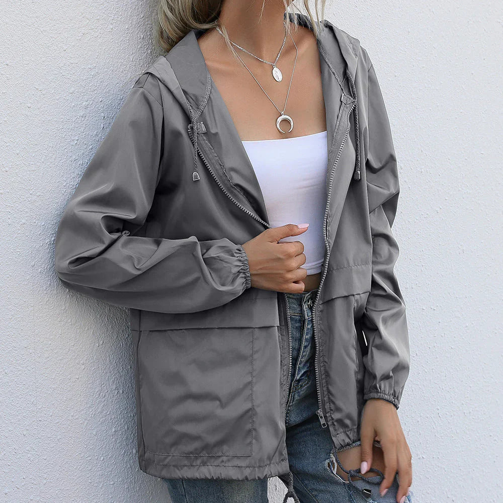 Fila - giacca casual con cappuccio e colletto rigido