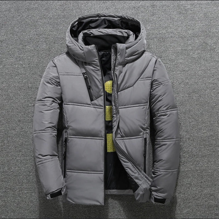Warm waterproof winter jacket with hood for men | ideal for the winter