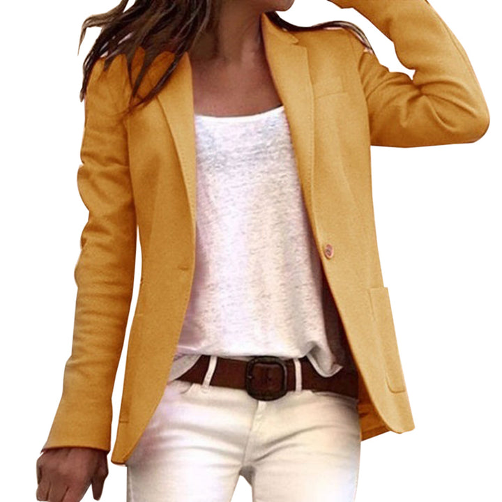 Renata revers à bouton, slim, manches longues, blazer